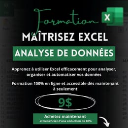 Apprendre et Maîtriser Excel de A à Z