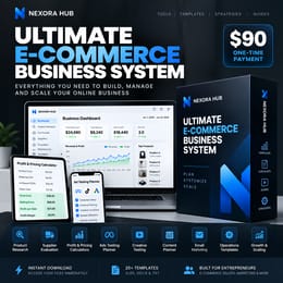 Nexora Hub – Ultimate E-commerce Business System