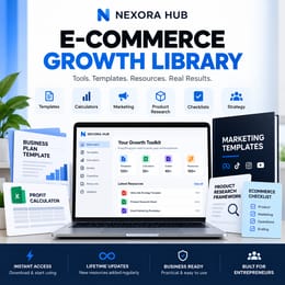 Nexora Hub – E-commerce Growth Library