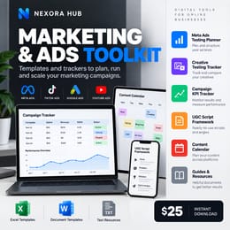 Nexora Hub – Marketing & Ads Toolkit