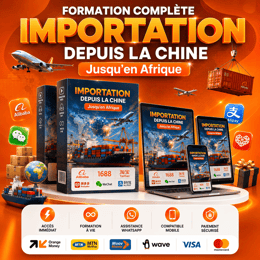 Achète directement sur les plateformes chinoises et fais toi livrer en Afrique en toute sécurité.