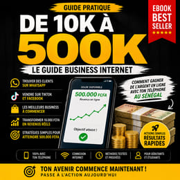 De 10.000FCFA à 500.000FCFA  "LE PLAN PARFAIT POUR TOI"