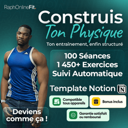Nexora™ — Programme d'Entraînement Guidé — Salle de sport / Maison