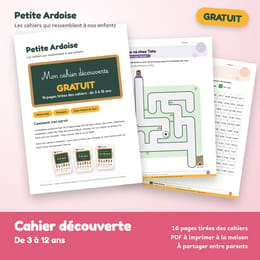 Cahier découverte gratuit (3 à 12 ans)