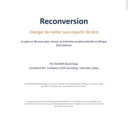Reconversion : changer de métier sans repartir de zéro