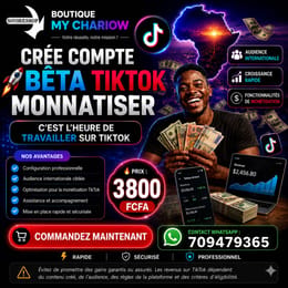 Creation compte beta tiktok