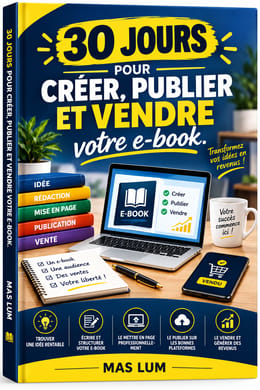 30 JOURS POUR CRÉER, PUBLIER ET VENDRE VOTRE E-BOOK