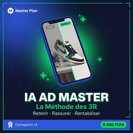 IA AD MASTER "Bêta" : Créez en 5 min des images produit HD et vidéos 4K de qualité professionnelle