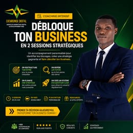 Coaching  d'une séance pour débloquer ton business aujourd'hui