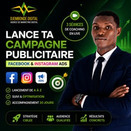 Coaching Facebook Ads 360° – Nous lançons votre campagne ensemble