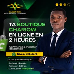 Crée ta boutique en ligne en 2 heures et commence à vendre