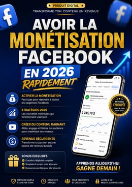 Avoir La Monétisation Facebook en 2026 Rapidement