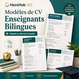 Modèles de CV Enseignants Bilingues Adaptés au Marché Canadien