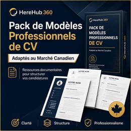 Pack de Modèles Professionnels de CV Adaptés au Marché Canadien