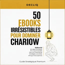 50 EBOOKS IRRÉSISTIBLES Pour Dominer La Plateforme Chariow En Afrique Francophone