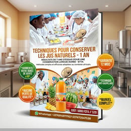 🤫🍹TECHNIQUES DE CONSERVATION DES JUS DE FRUITS.