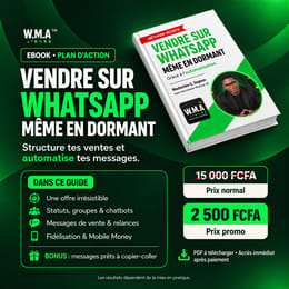 Comment vendre sur WhatsApp même en dormant