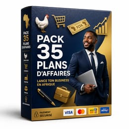 Lance ton business en Afrique avec des plans d'affaires déjà testés, approuvés et prêts