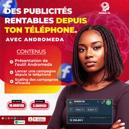 CAMPAGNE PUBLICITAIRE FACEBOOK : FORMATION ANDROMEDA