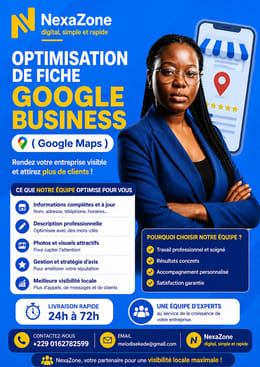 Optimisation de Fiche Google Business (Google Maps)
