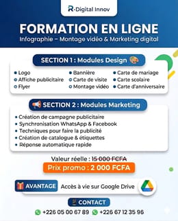 Formation Complète en Infographie & Montage Vidéo : Stratégies Marketing Innovantes