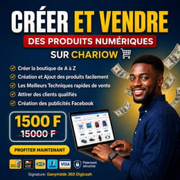 Créer et vendre des produits numériques sur chariow