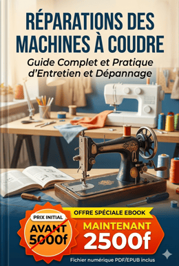 Les guides de réparation machine à coudre