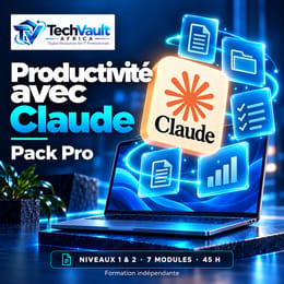 Pack Pro — Productivité avec Claude (Niveaux 1 et 2)