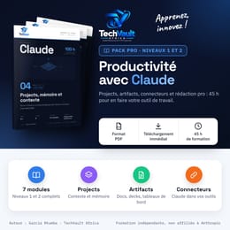 Pack Pro — Productivité avec Claude (Niveaux 1 et 2)