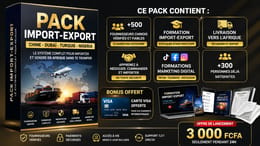 Faites vos achats sans risques : 500 fournisseurs certifiés, formation et carte Visa Offerte