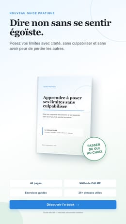 Apprendre à poser ses limites sans culpabiliser