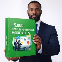 Pack de PLUS DE 5.000 modèles PowerPoint MODIFIABLE selon l'évènement