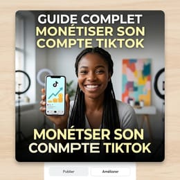 Création de compte monetisé tiktok