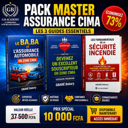 PACK MASTER ASSURANCE CIMA – 3 LIVRES POUR DEVENIR UN EXPERT