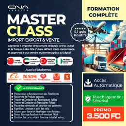 Masterclass Pratique : Import, Export & Vente