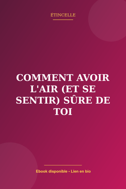 la femme sûr d'elle