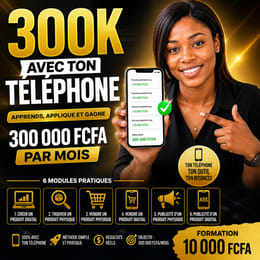 300K avec ton téléphone