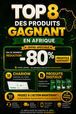 🔥 TOP 8 DES PRODUITS DIGITAUX GAGNANTS AU SÉNÉGAL ET EN AFRIQUE