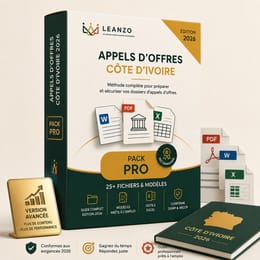 APPELS D'OFFRES COTE D'IVOIRE 2026 — Pack PRO