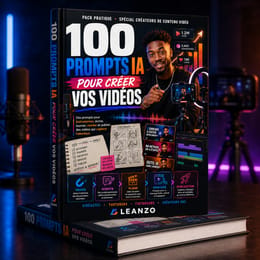 100 prompts IA pour créer vos vidéos — Pack pratique pour créateurs de contenu