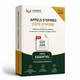 APPELS D'OFFRES COTE D'IVOIRE 2026 — Pack Essentiel