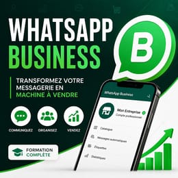 Formation WhatsApp Business – Transformez votre messagerie en machine à vendre