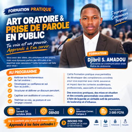 FORMATION EN ART ORATOIRE ET PRISE DE PAROLE EN PUBLIC