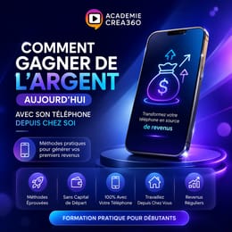 COMMENT GAGNER DE L’ARGENT  AVEC SON TÉLÉPHONE DEPUIS CHEZ SOI