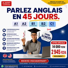 🇬🇧PARLEZ ANGLAIS EN 45 JOURS- Formation Complète (A1à C1 )