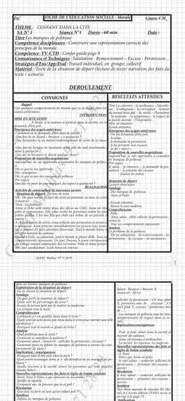 Fiche CM2 complète
