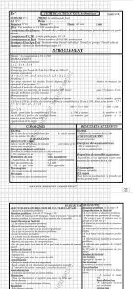 Fiche CE1 complète