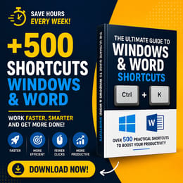 The Secret Manual of Windows & Word Shortcuts