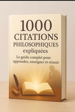 1000 citations philosophiques expliqués