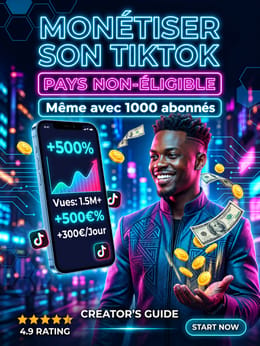 TikTok Cash Flow – Le Guide de Monétisation (Pays Non-Éligibles)